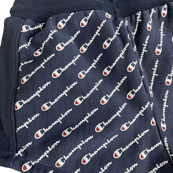 Champion Running Shorts Woman's Sz Small Blue Reverse Weave Soft Cotton Fitness - Picture 4 of 5